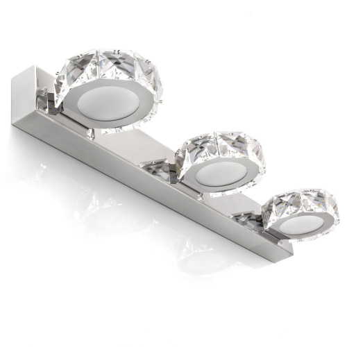 Kinkiet kryształowy 46cm pierścień KK06